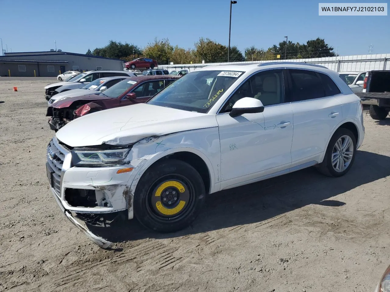 2018 Audi Q5 Premium Plus VIN: WA1BNAFY7J2102103 Lot: 73756284