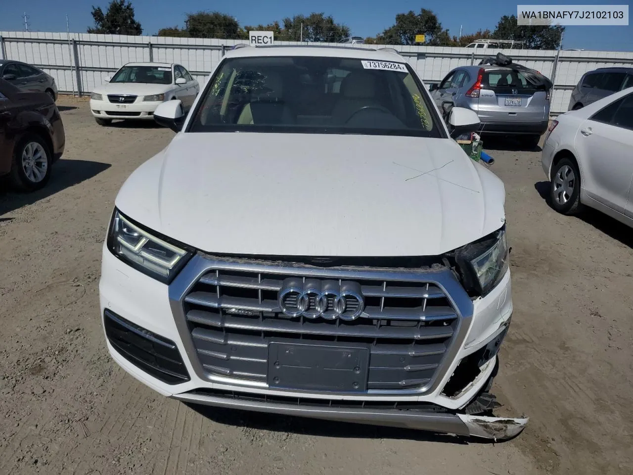 2018 Audi Q5 Premium Plus VIN: WA1BNAFY7J2102103 Lot: 73756284