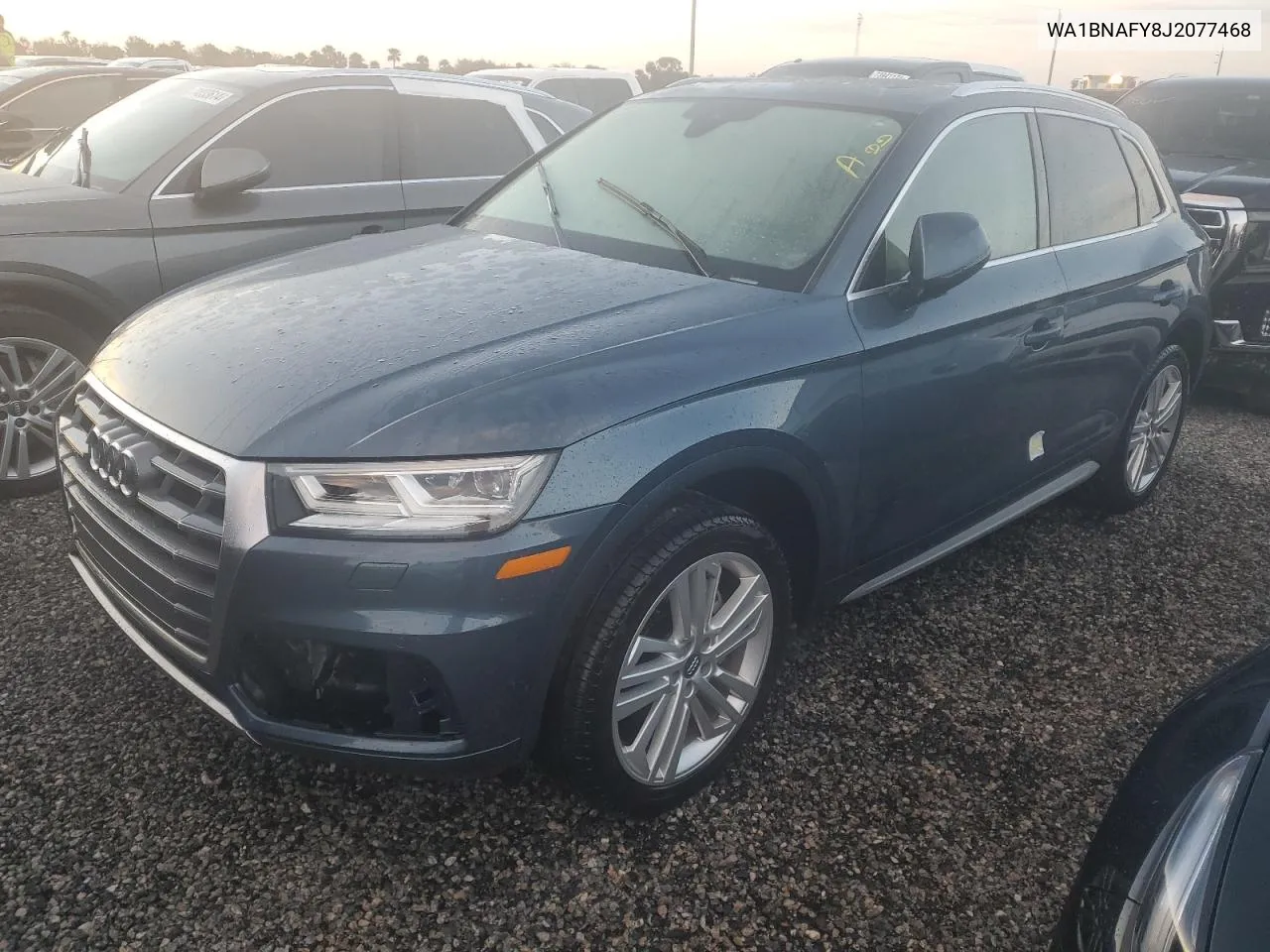 2018 Audi Q5 Premium Plus VIN: WA1BNAFY8J2077468 Lot: 74007694