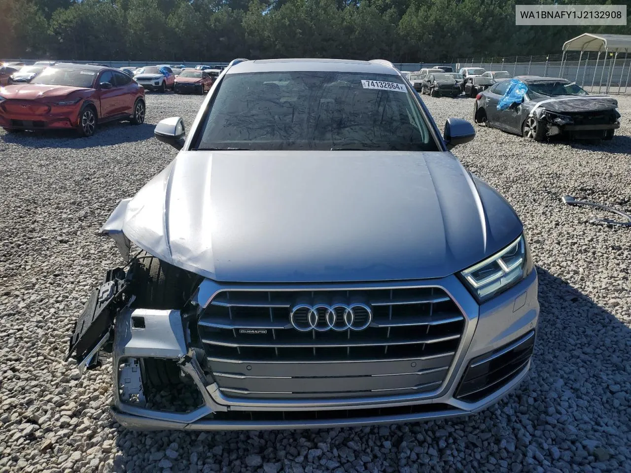 2018 Audi Q5 Premium Plus VIN: WA1BNAFY1J2132908 Lot: 74132864