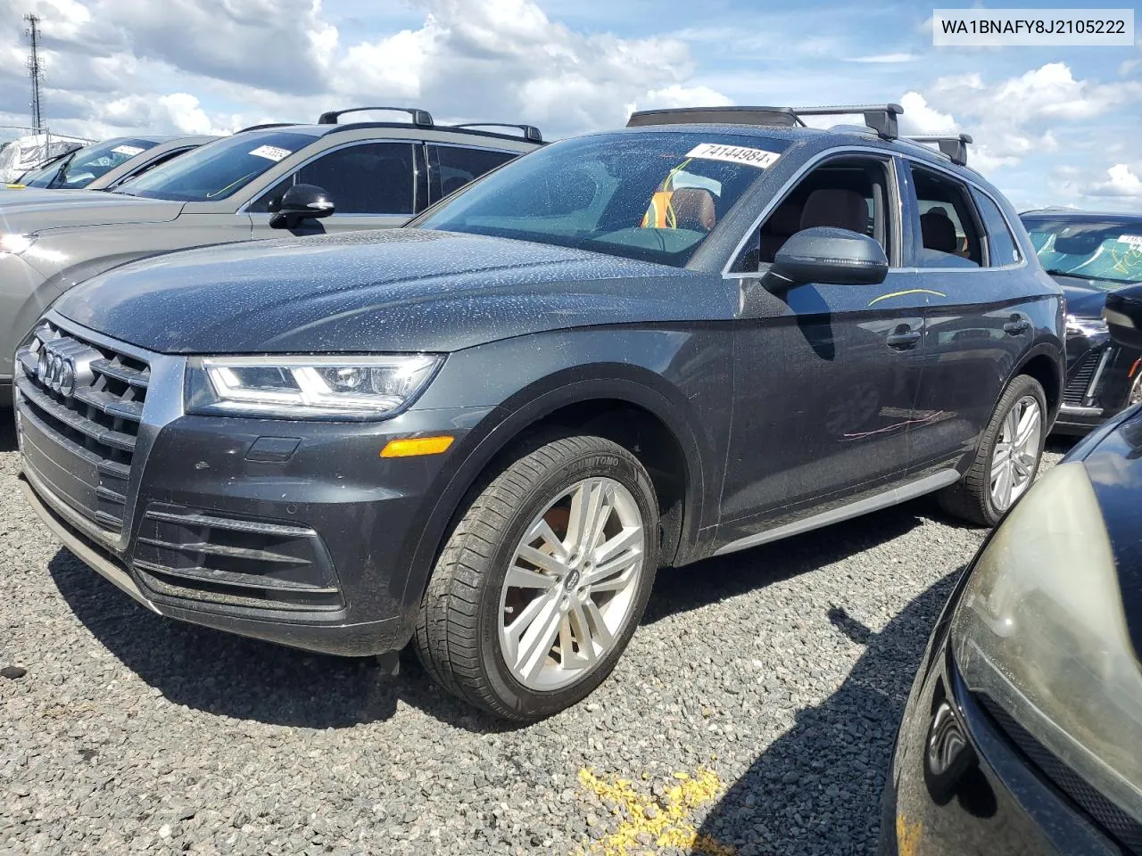 2018 Audi Q5 Premium Plus VIN: WA1BNAFY8J2105222 Lot: 74144984