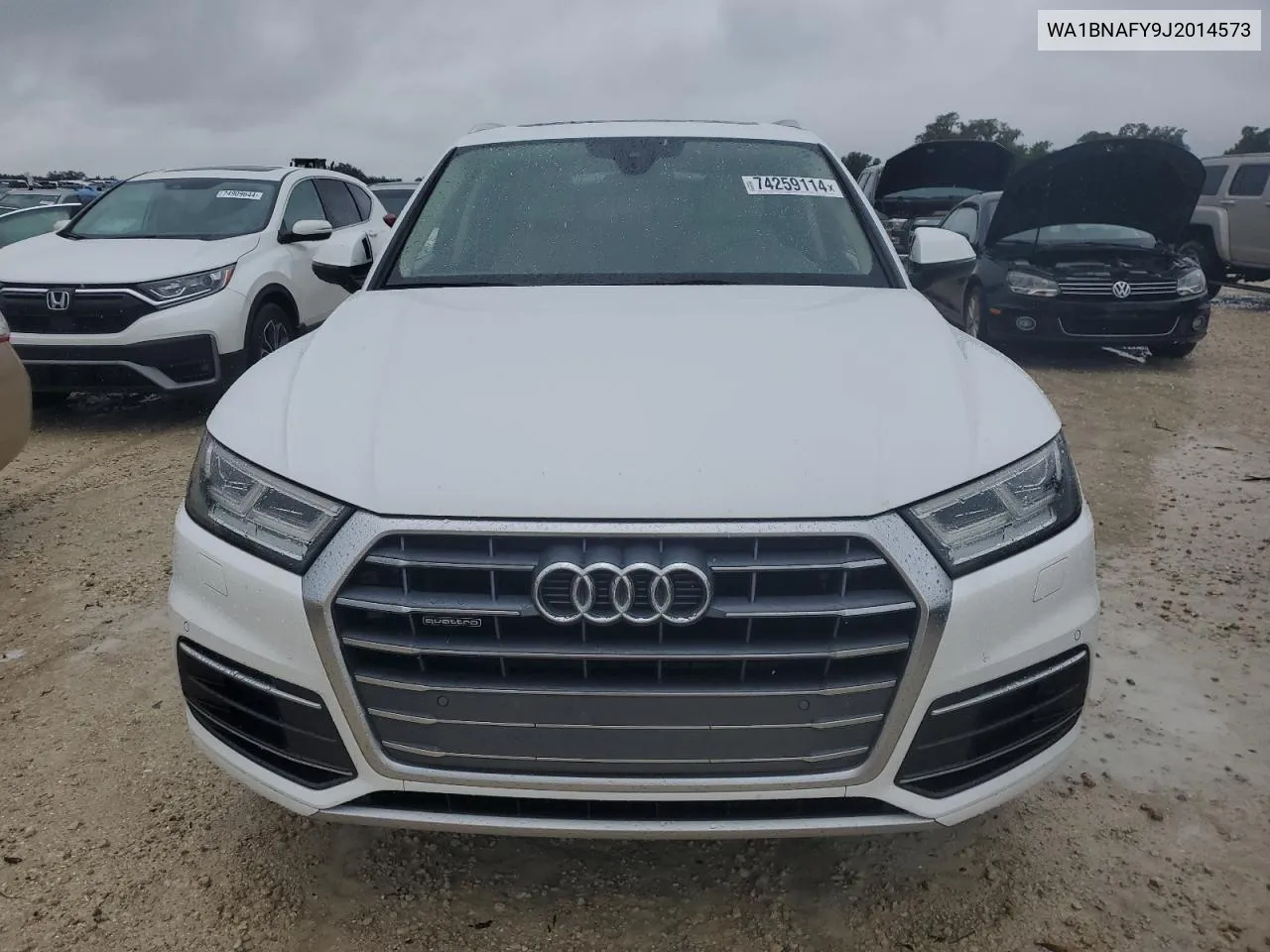 2018 Audi Q5 Premium Plus VIN: WA1BNAFY9J2014573 Lot: 74259114