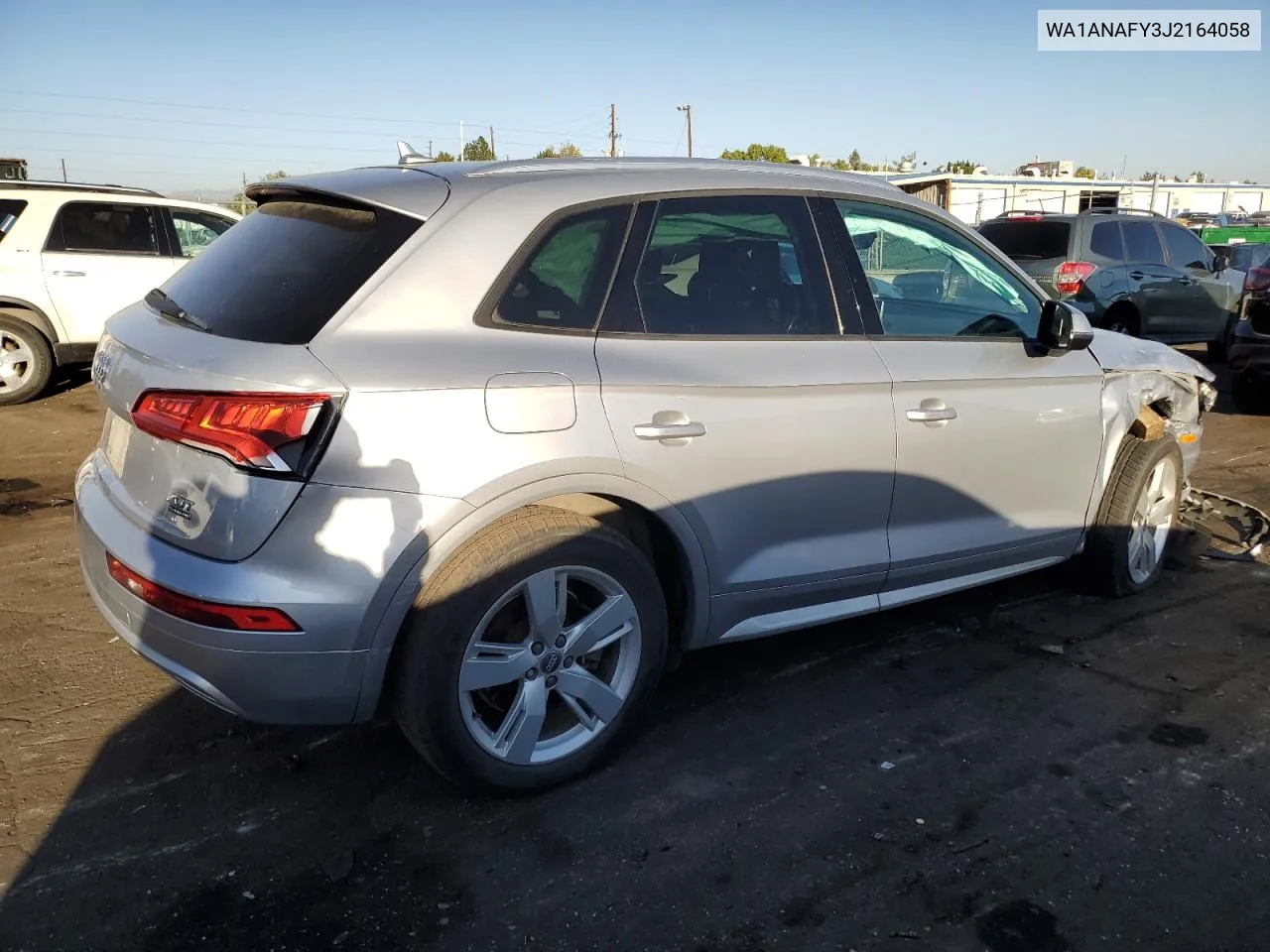 2018 Audi Q5 Premium VIN: WA1ANAFY3J2164058 Lot: 74846784