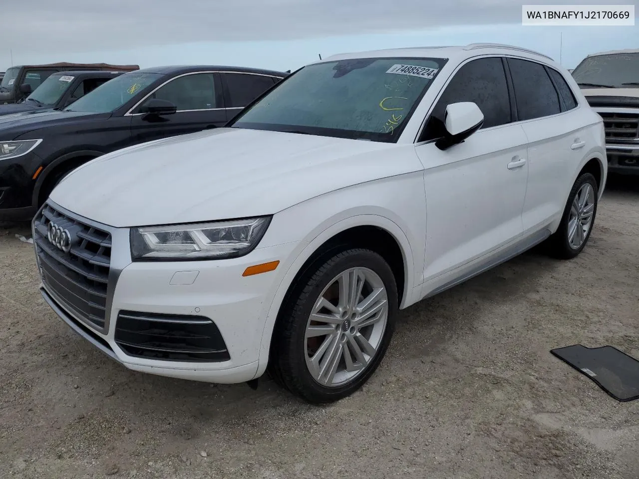 2018 Audi Q5 Premium Plus VIN: WA1BNAFY1J2170669 Lot: 74885224