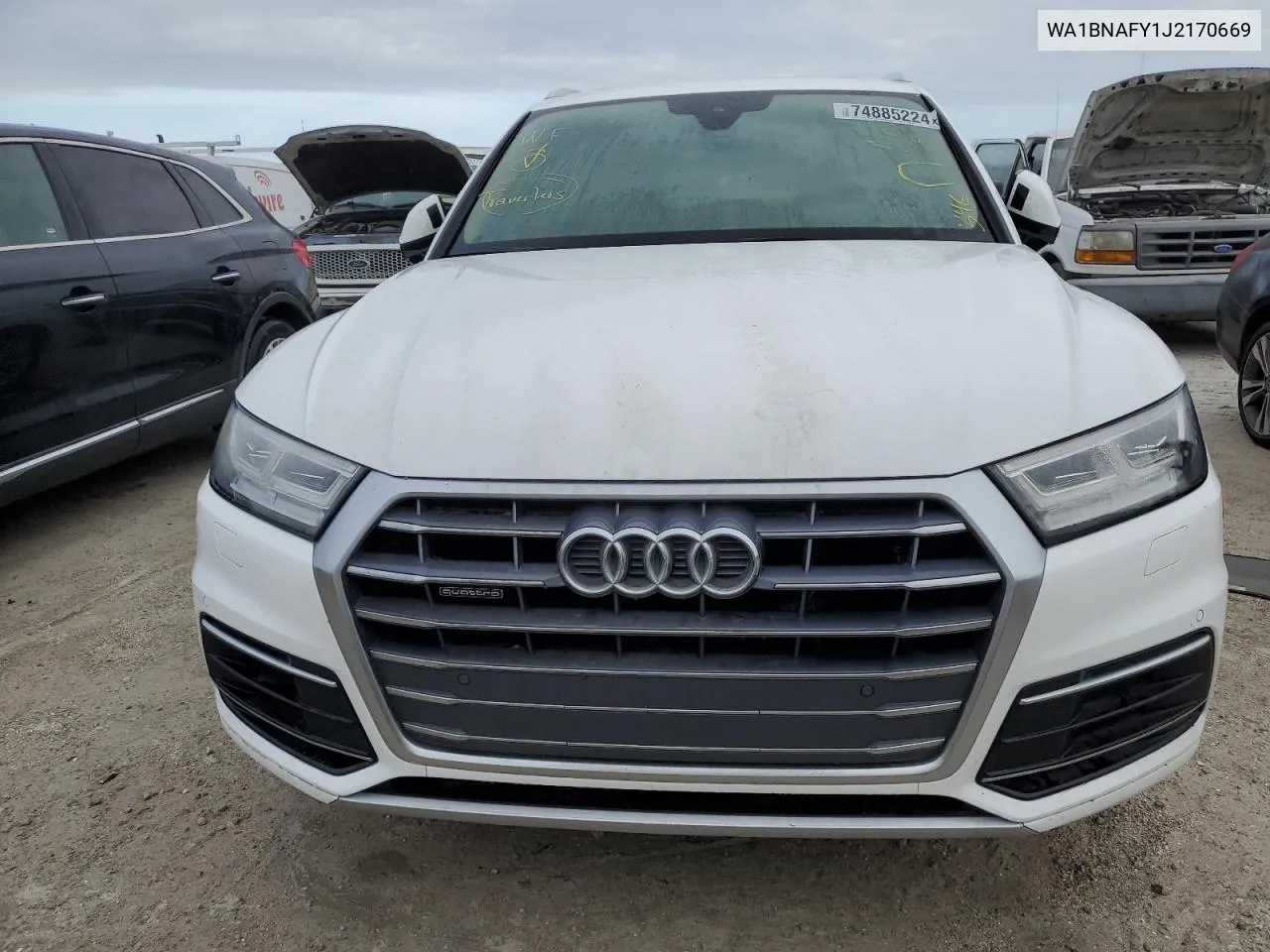 2018 Audi Q5 Premium Plus VIN: WA1BNAFY1J2170669 Lot: 74885224