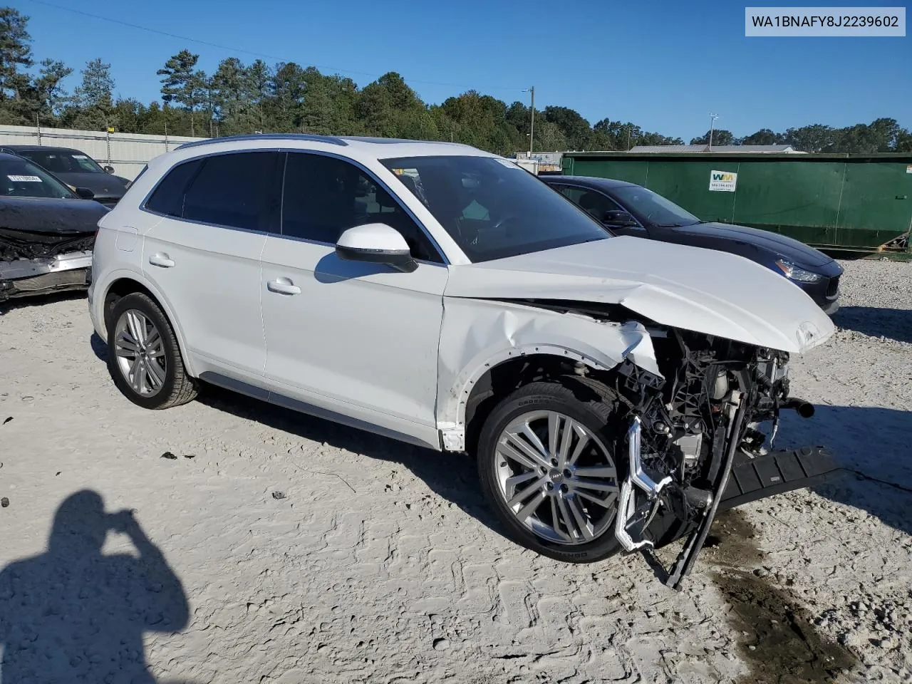 2018 Audi Q5 Premium Plus VIN: WA1BNAFY8J2239602 Lot: 75111494