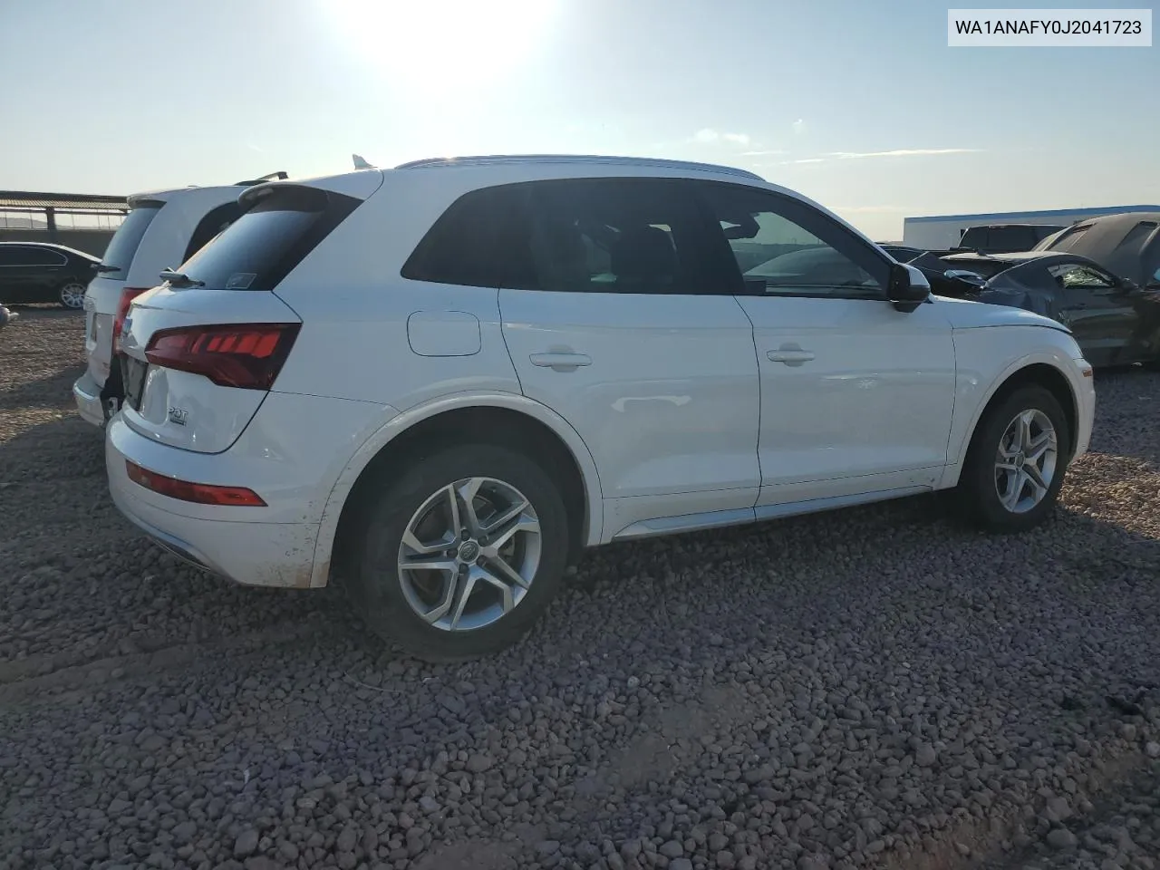 2018 Audi Q5 Premium VIN: WA1ANAFY0J2041723 Lot: 75274374