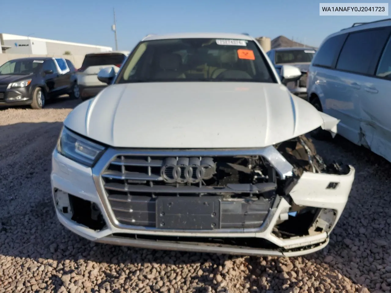 2018 Audi Q5 Premium VIN: WA1ANAFY0J2041723 Lot: 75274374