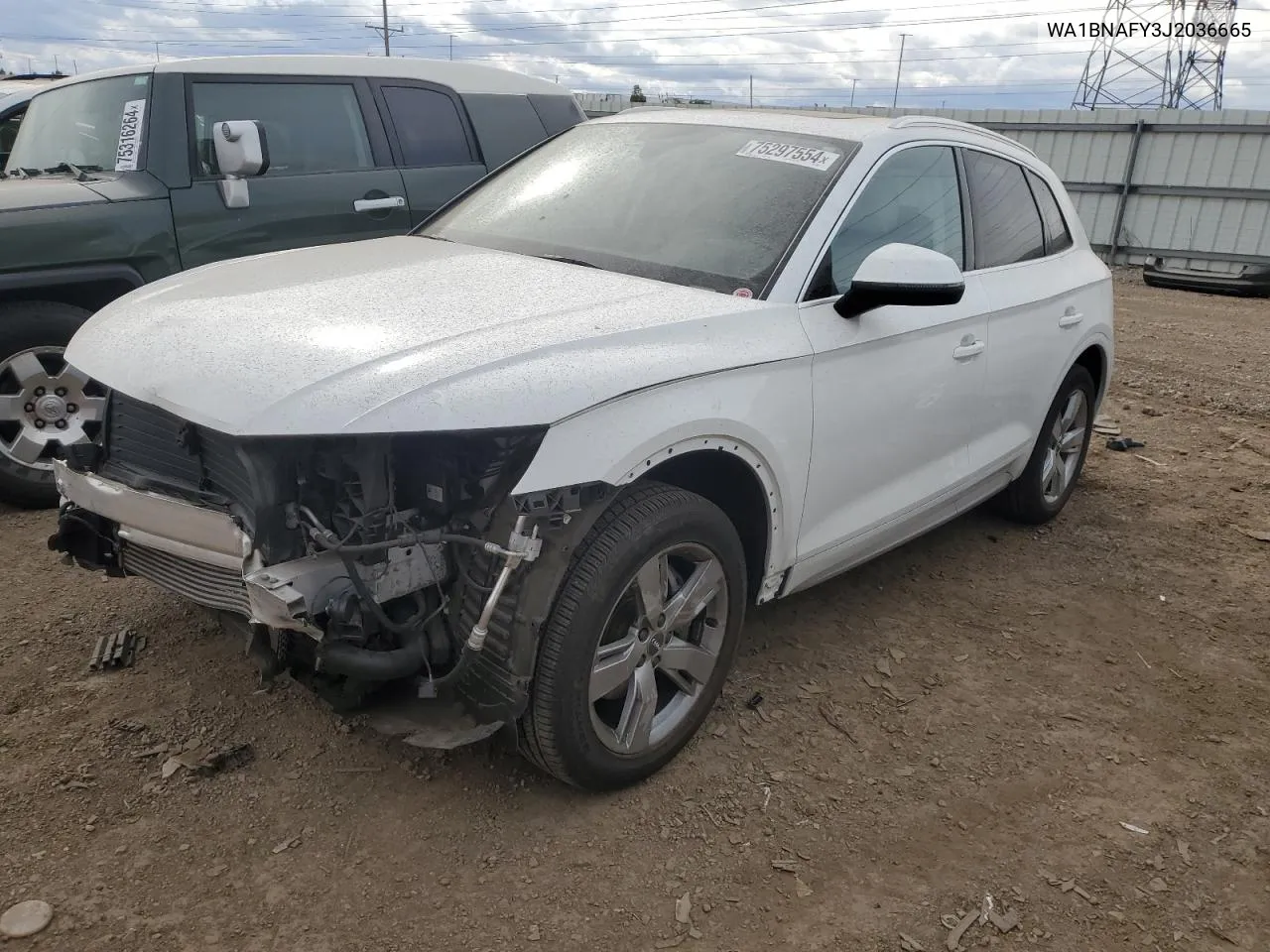 2018 Audi Q5 Premium Plus VIN: WA1BNAFY3J2036665 Lot: 75297554