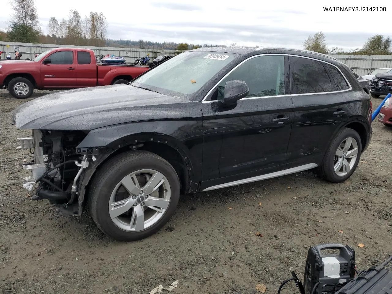 2018 Audi Q5 Premium Plus VIN: WA1BNAFY3J2142100 Lot: 75948414