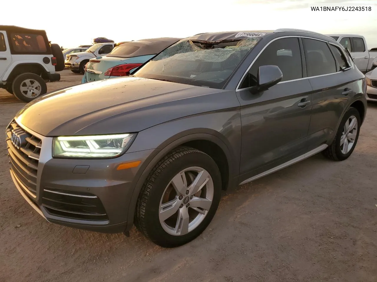 2018 Audi Q5 Premium Plus VIN: WA1BNAFY6J2243518 Lot: 75980644