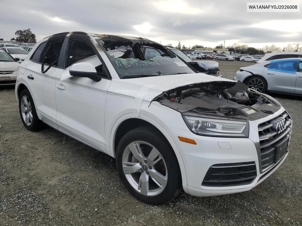 2018 Audi Q5 Premium VIN: WA1ANAFY0J2026008 Lot: 76141374