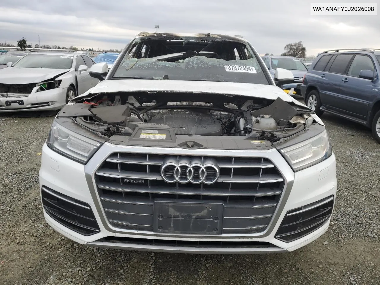 2018 Audi Q5 Premium VIN: WA1ANAFY0J2026008 Lot: 76141374