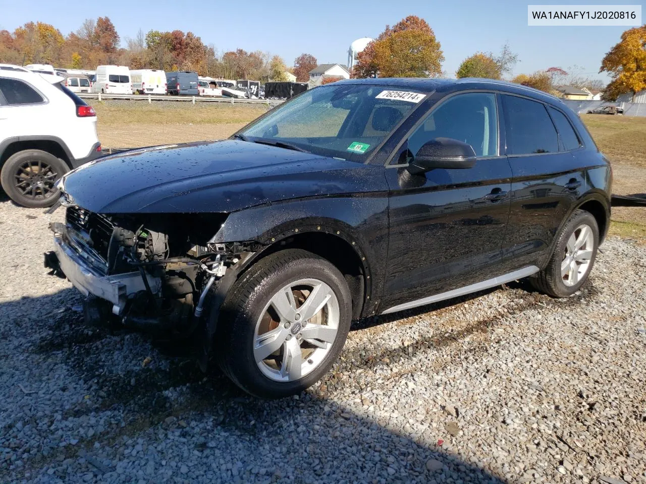 2018 Audi Q5 Premium VIN: WA1ANAFY1J2020816 Lot: 76254214