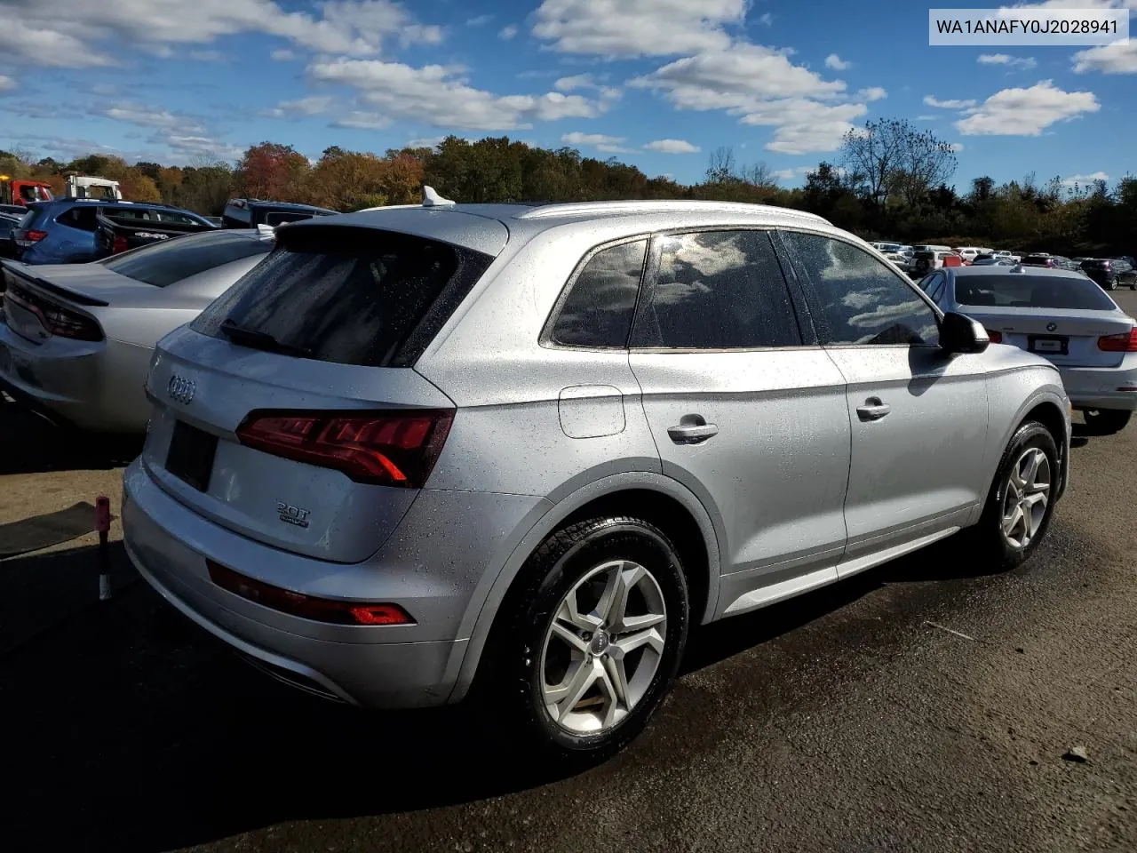 2018 Audi Q5 Premium VIN: WA1ANAFY0J2028941 Lot: 76265894