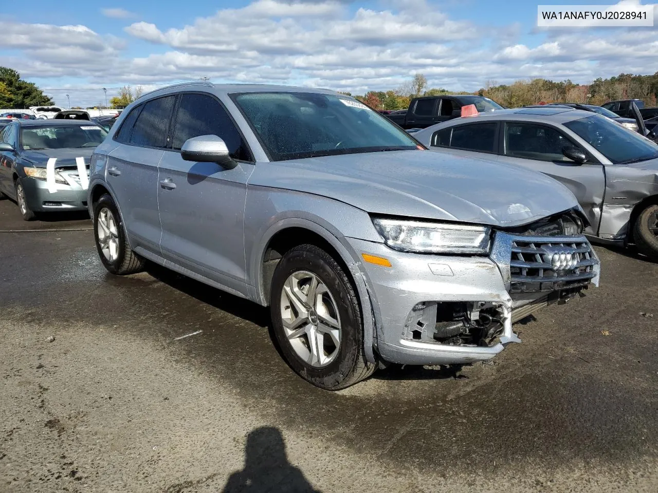 2018 Audi Q5 Premium VIN: WA1ANAFY0J2028941 Lot: 76265894