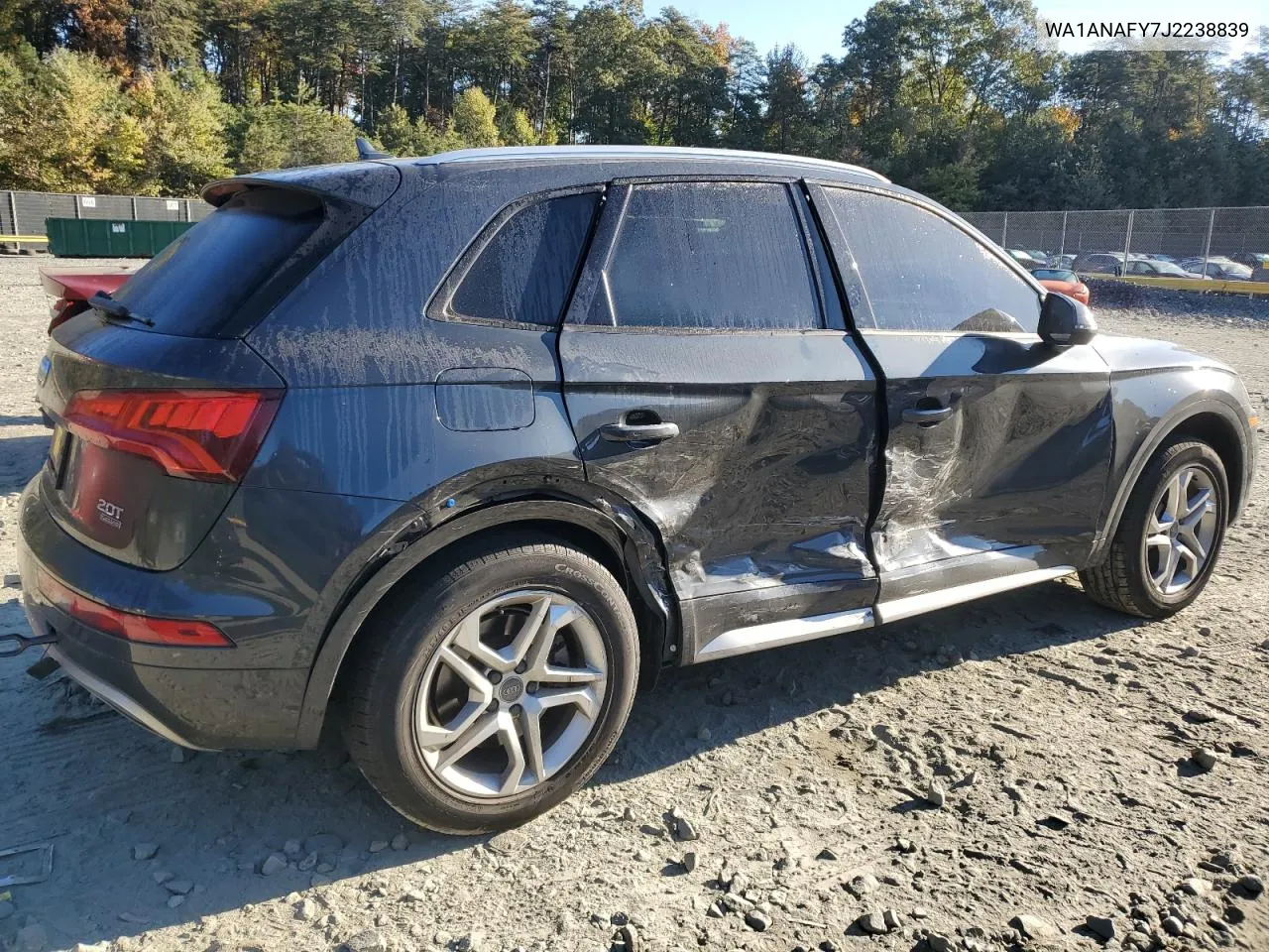 2018 Audi Q5 Premium VIN: WA1ANAFY7J2238839 Lot: 76375724