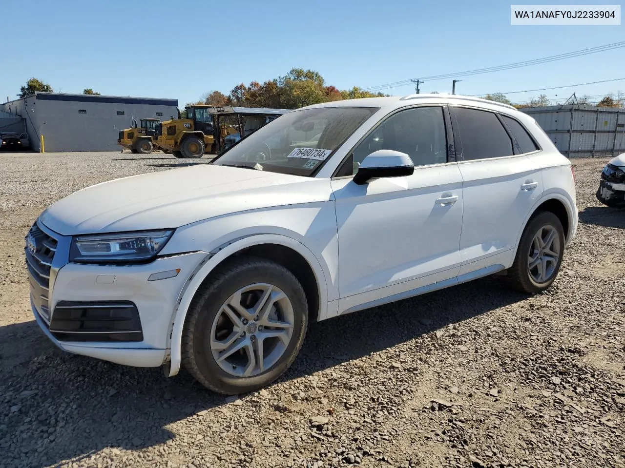 2018 Audi Q5 Premium VIN: WA1ANAFY0J2233904 Lot: 76460734