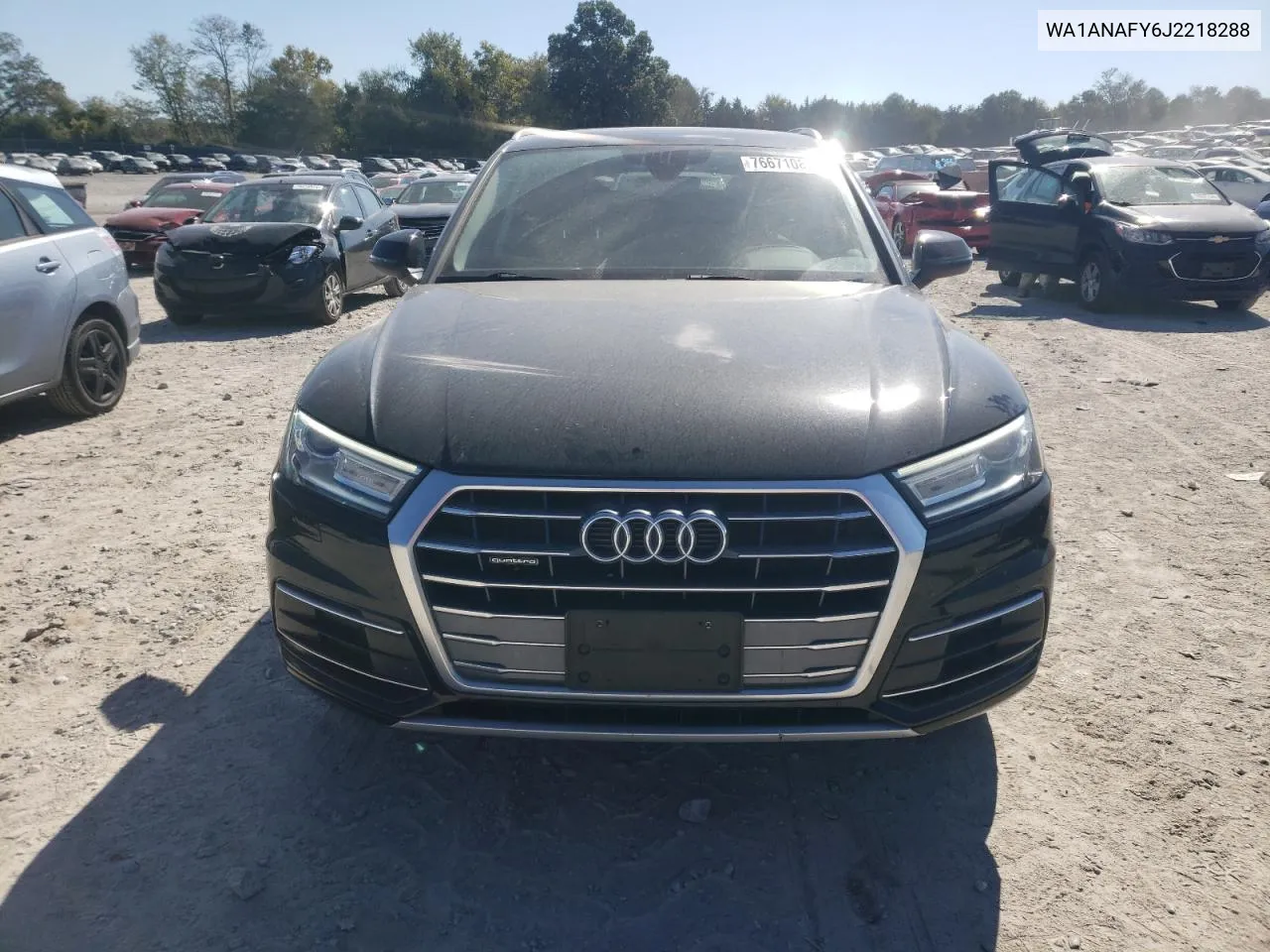 2018 Audi Q5 Premium VIN: WA1ANAFY6J2218288 Lot: 76671084