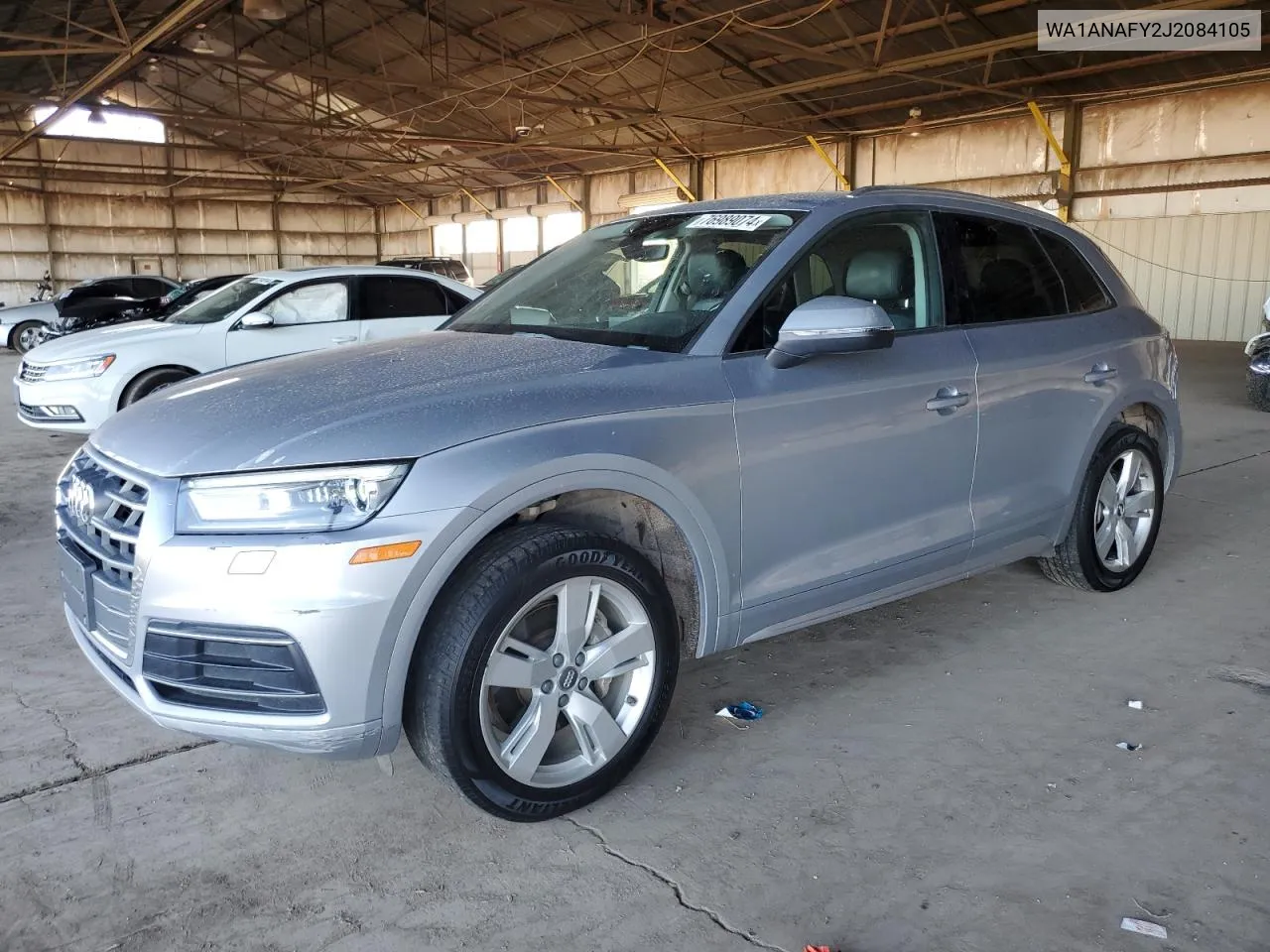 2018 Audi Q5 Premium VIN: WA1ANAFY2J2084105 Lot: 76989074