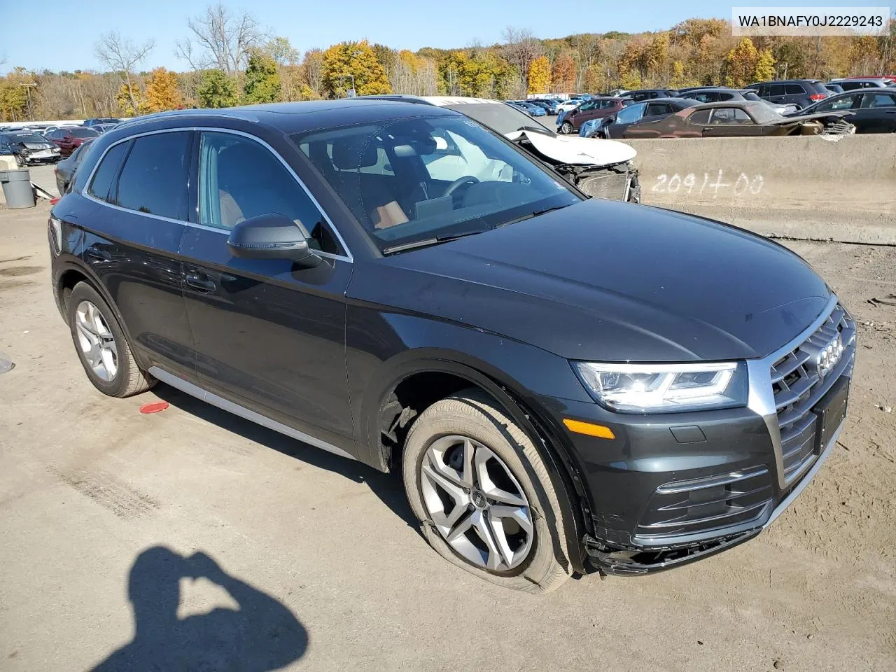 2018 Audi Q5 Premium Plus VIN: WA1BNAFY0J2229243 Lot: 77087114