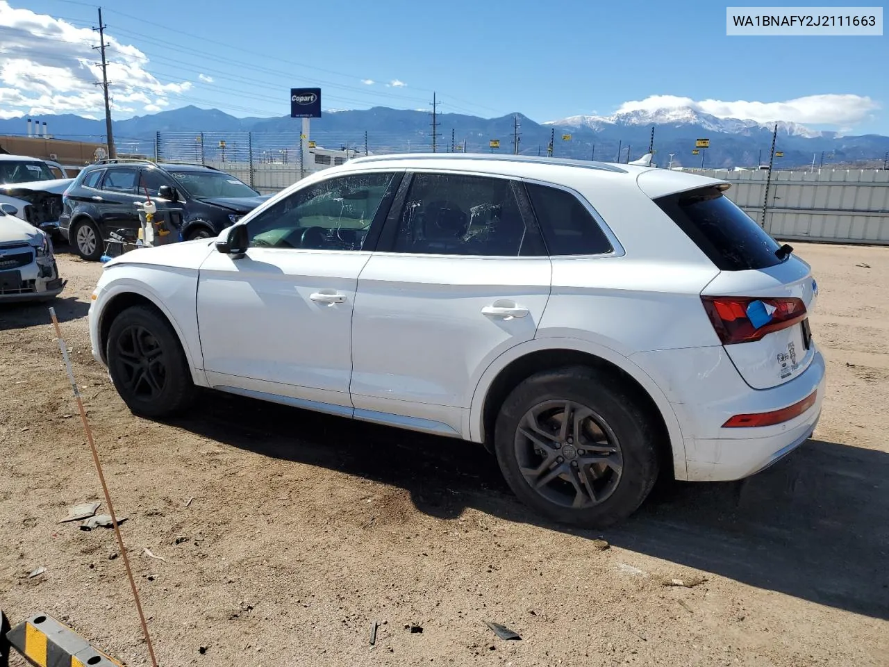 2018 Audi Q5 Premium Plus VIN: WA1BNAFY2J2111663 Lot: 77149474