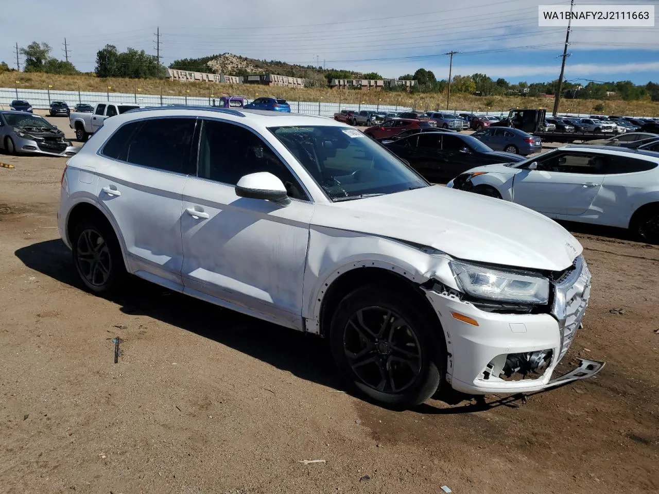 2018 Audi Q5 Premium Plus VIN: WA1BNAFY2J2111663 Lot: 77149474