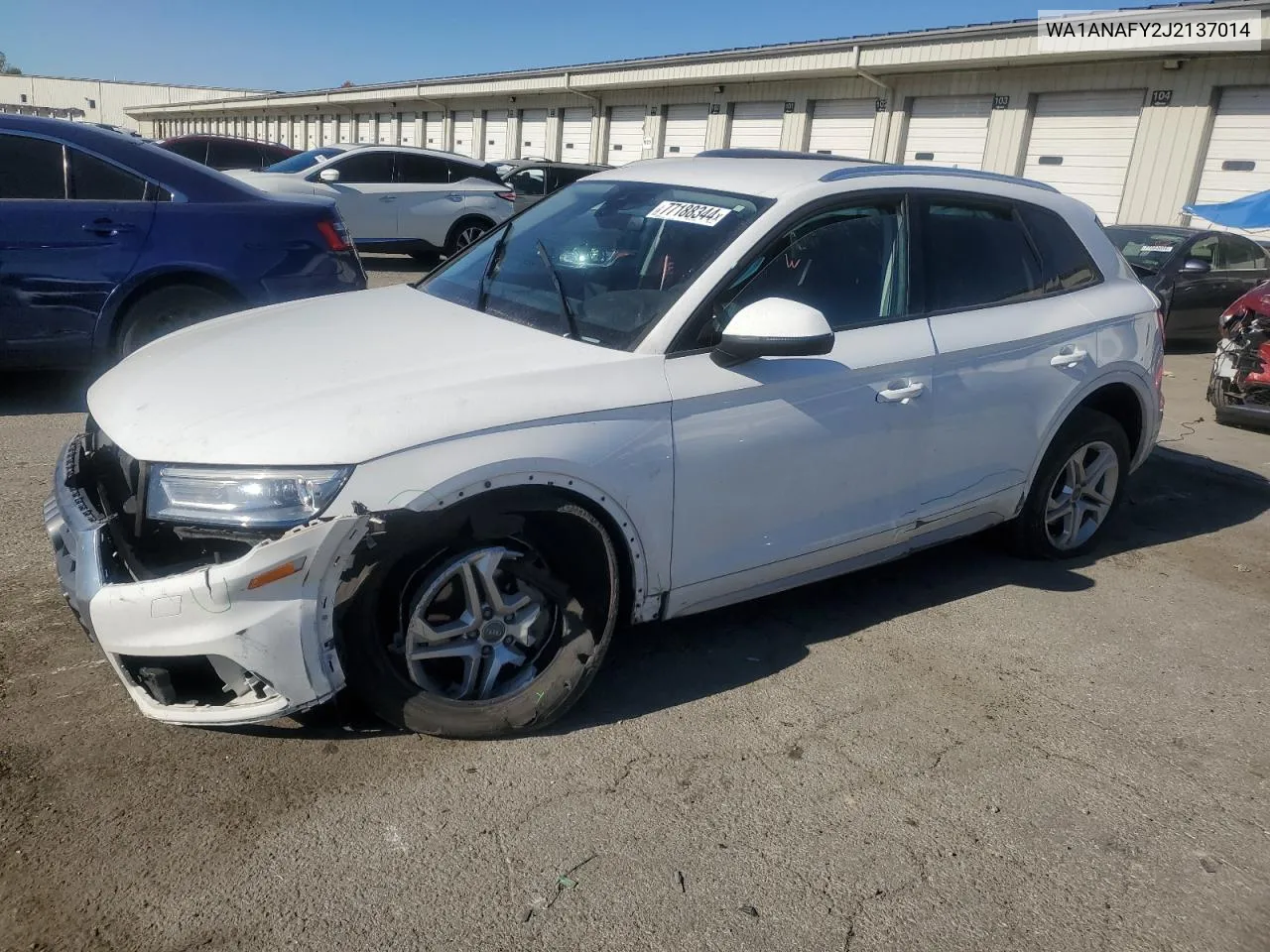 2018 Audi Q5 Premium VIN: WA1ANAFY2J2137014 Lot: 77188344