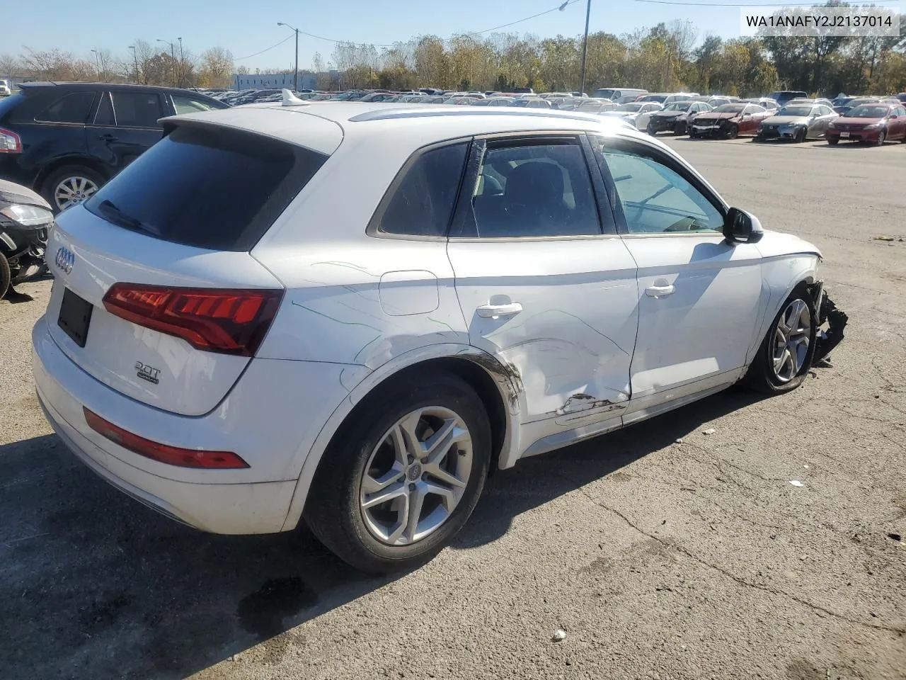 2018 Audi Q5 Premium VIN: WA1ANAFY2J2137014 Lot: 77188344