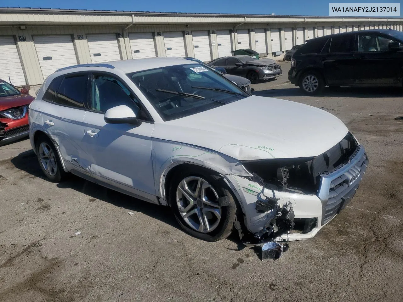 2018 Audi Q5 Premium VIN: WA1ANAFY2J2137014 Lot: 77188344