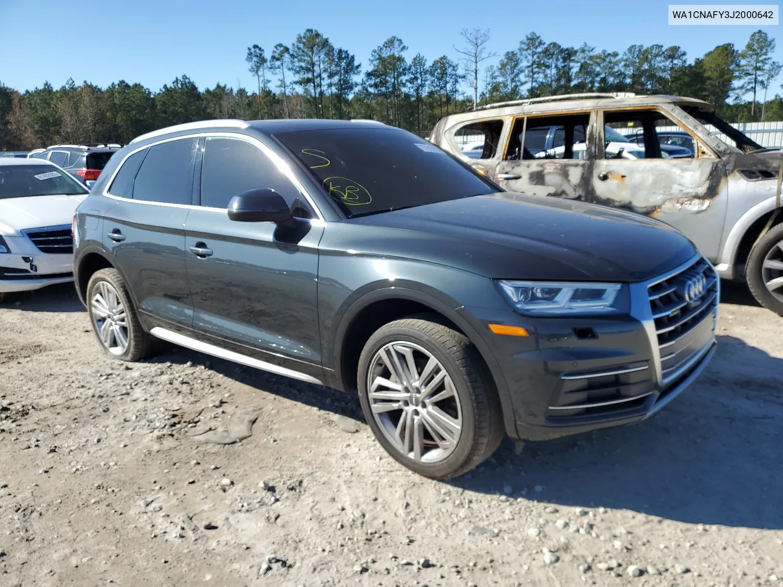 2018 Audi Q5 Prestige VIN: WA1CNAFY3J2000642 Lot: 77615603