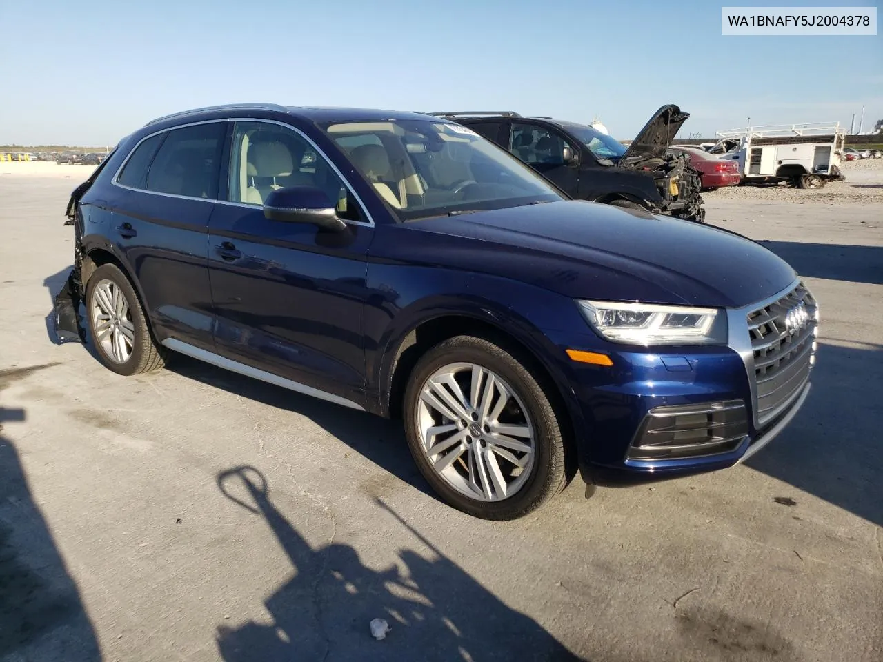 2018 Audi Q5 Premium Plus VIN: WA1BNAFY5J2004378 Lot: 77754374