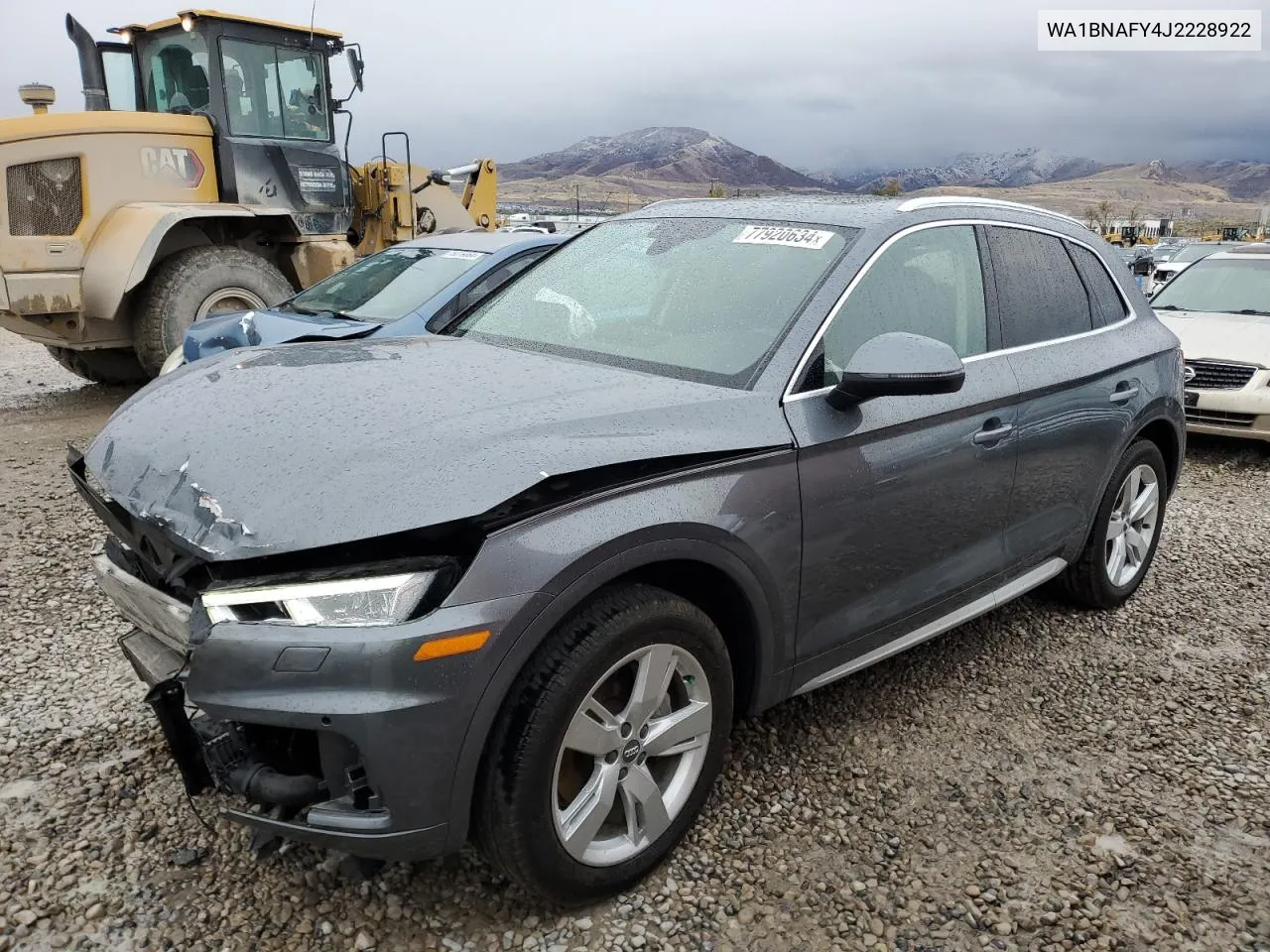 2018 Audi Q5 Premium Plus VIN: WA1BNAFY4J2228922 Lot: 77920634