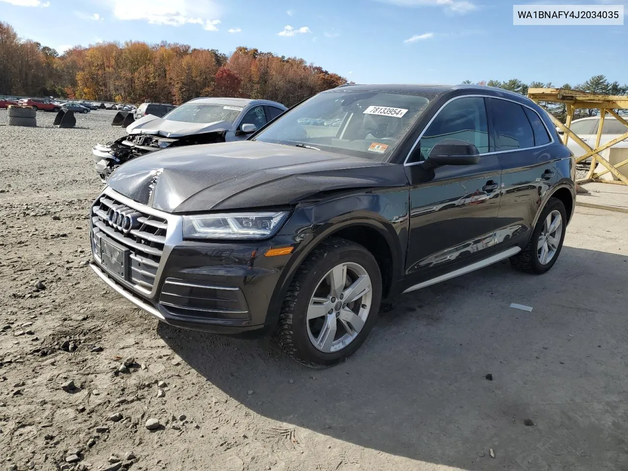 2018 Audi Q5 Premium Plus VIN: WA1BNAFY4J2034035 Lot: 78133954