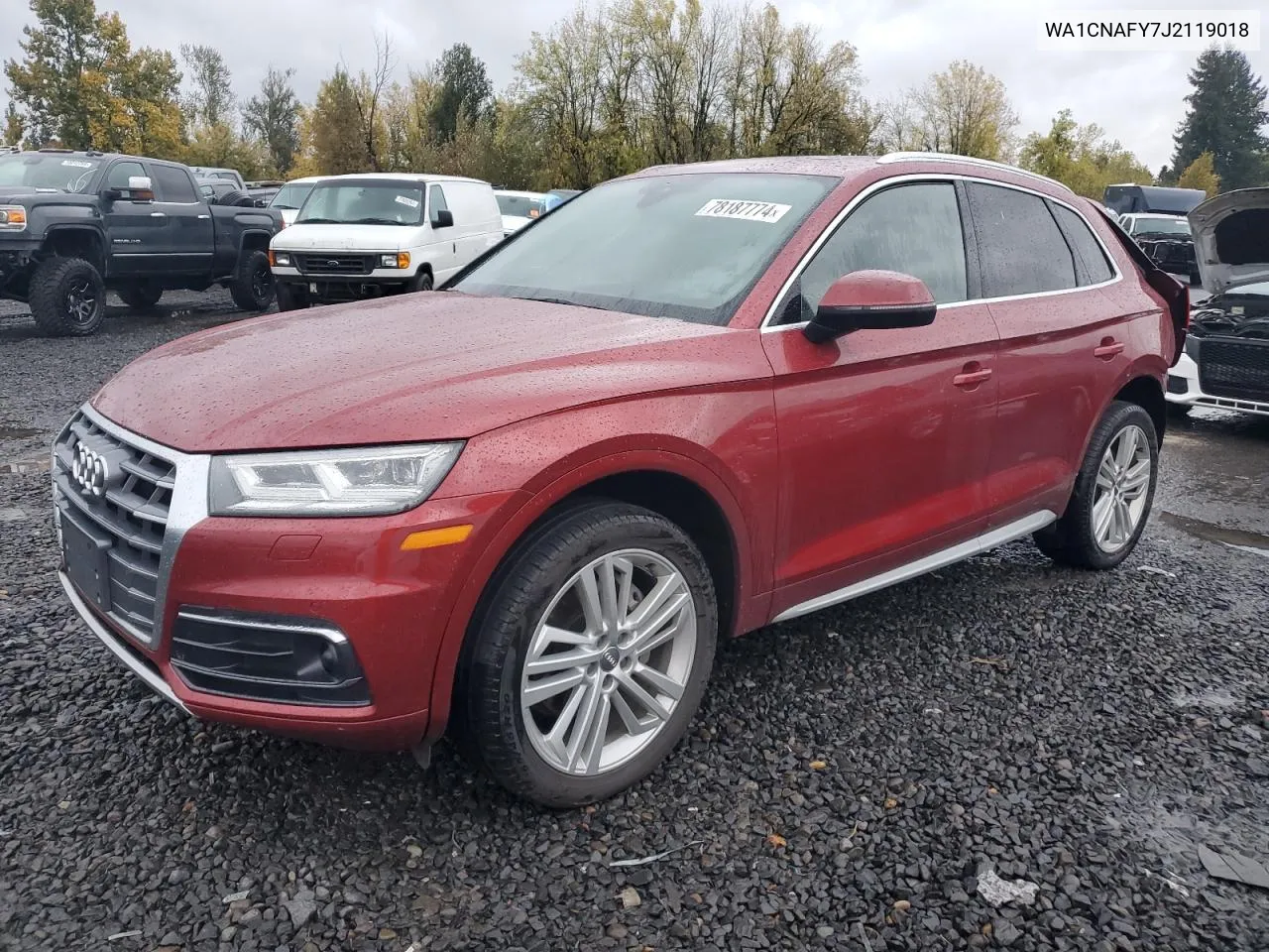 2018 Audi Q5 Prestige VIN: WA1CNAFY7J2119018 Lot: 78187774