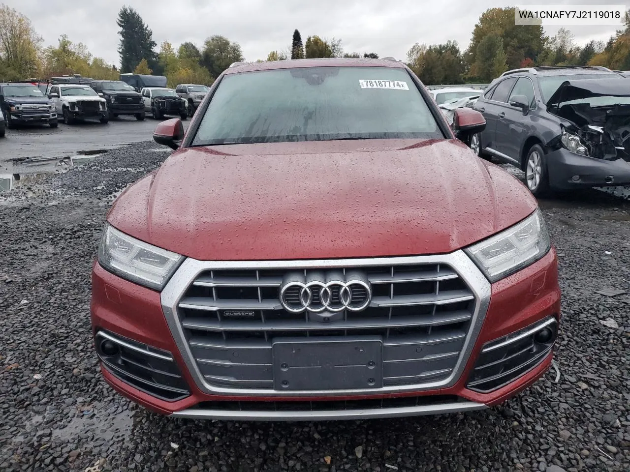 2018 Audi Q5 Prestige VIN: WA1CNAFY7J2119018 Lot: 78187774