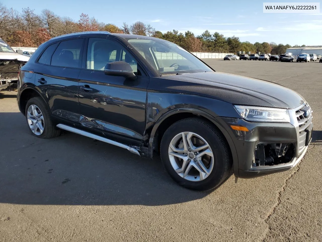 2018 Audi Q5 Premium VIN: WA1ANAFY6J2222261 Lot: 78356904