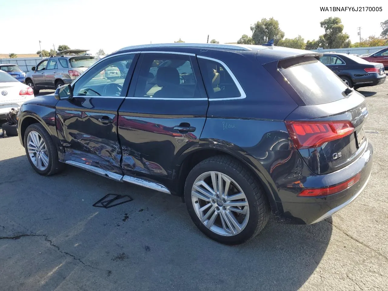 2018 Audi Q5 Premium Plus VIN: WA1BNAFY6J2170005 Lot: 78882434