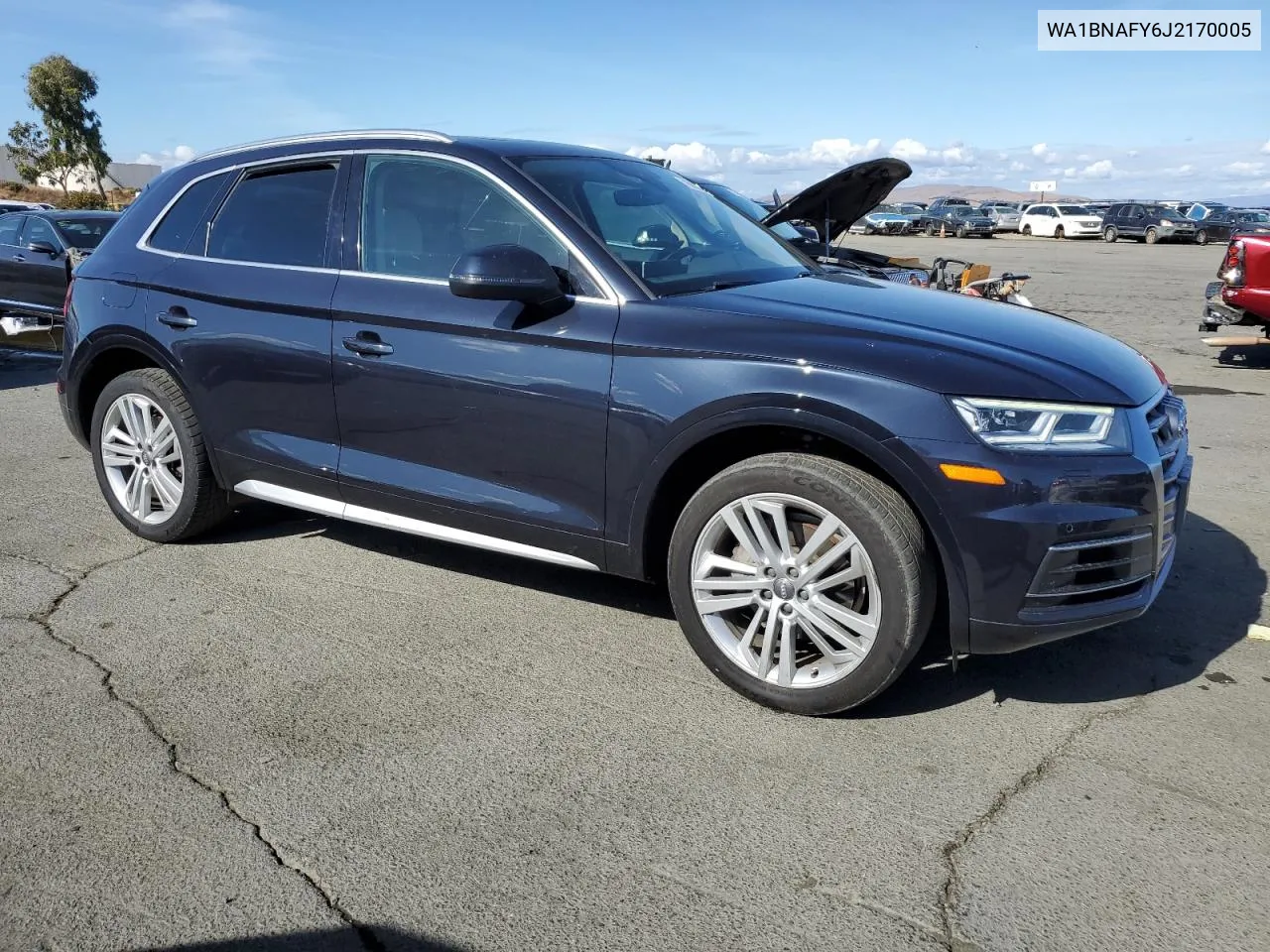 2018 Audi Q5 Premium Plus VIN: WA1BNAFY6J2170005 Lot: 78882434