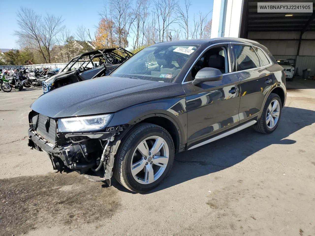 2018 Audi Q5 Premium Plus VIN: WA1BNAFY3J2241905 Lot: 78902834