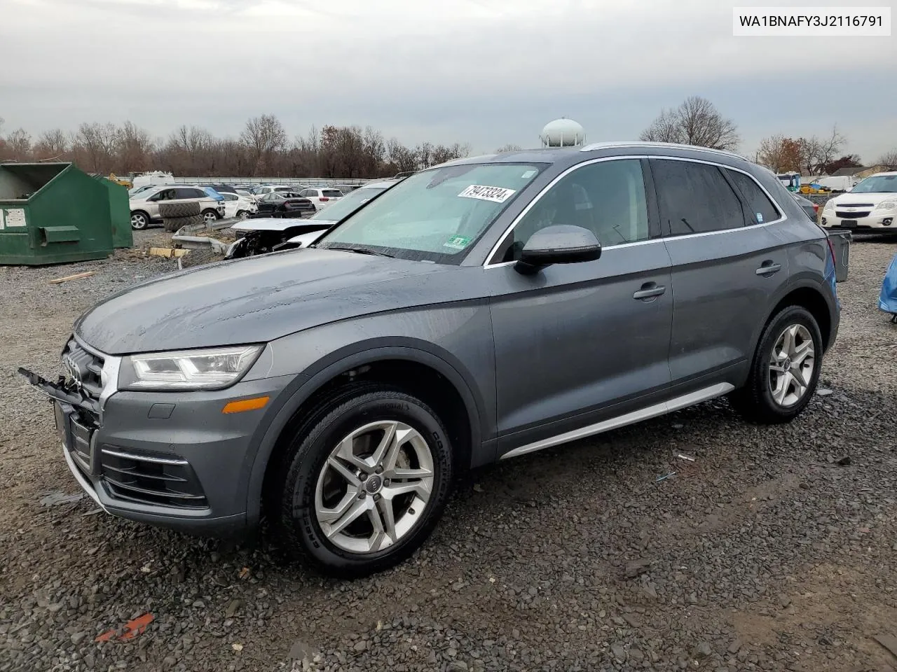 2018 Audi Q5 Premium Plus VIN: WA1BNAFY3J2116791 Lot: 79473324