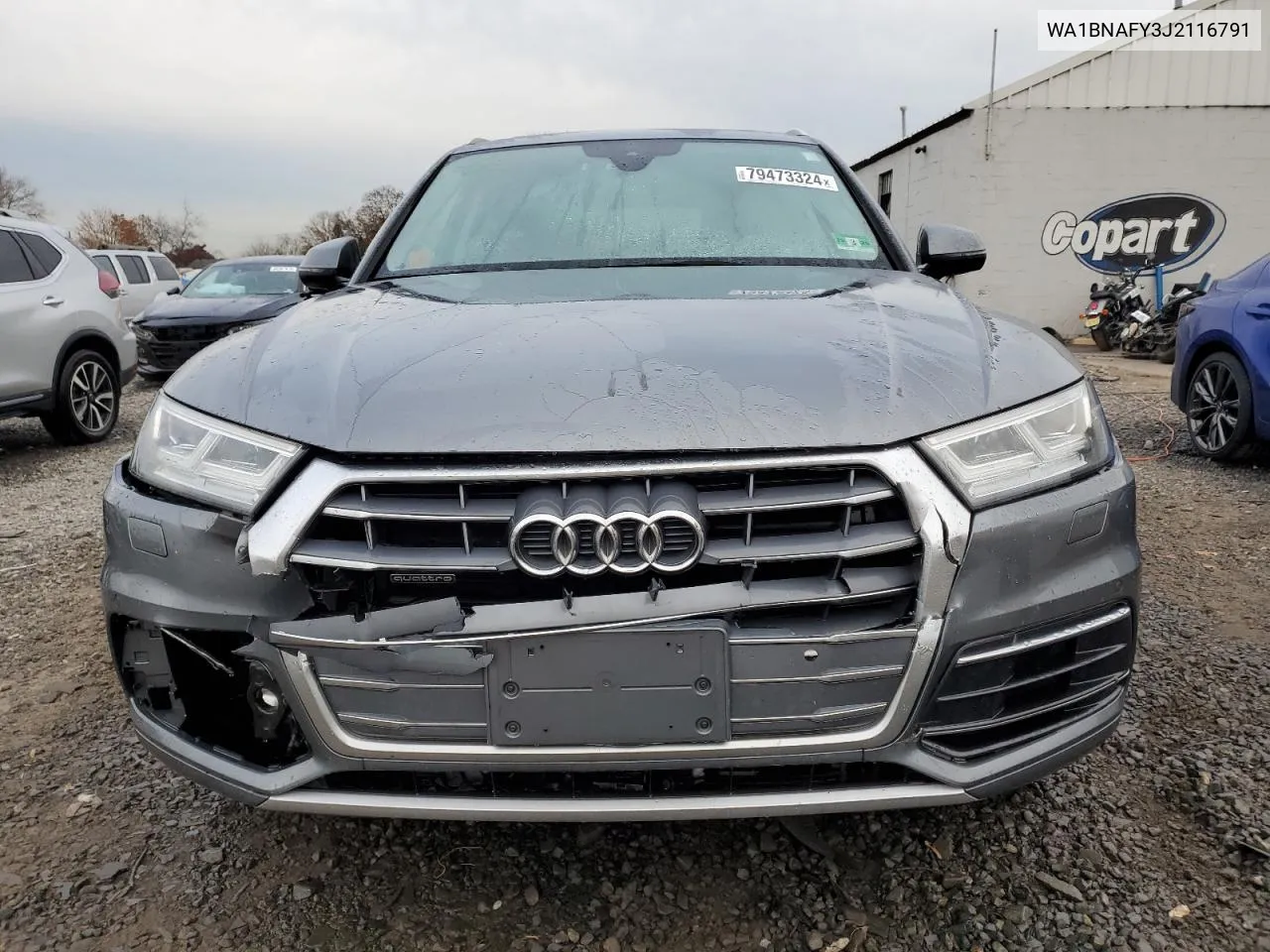 2018 Audi Q5 Premium Plus VIN: WA1BNAFY3J2116791 Lot: 79473324