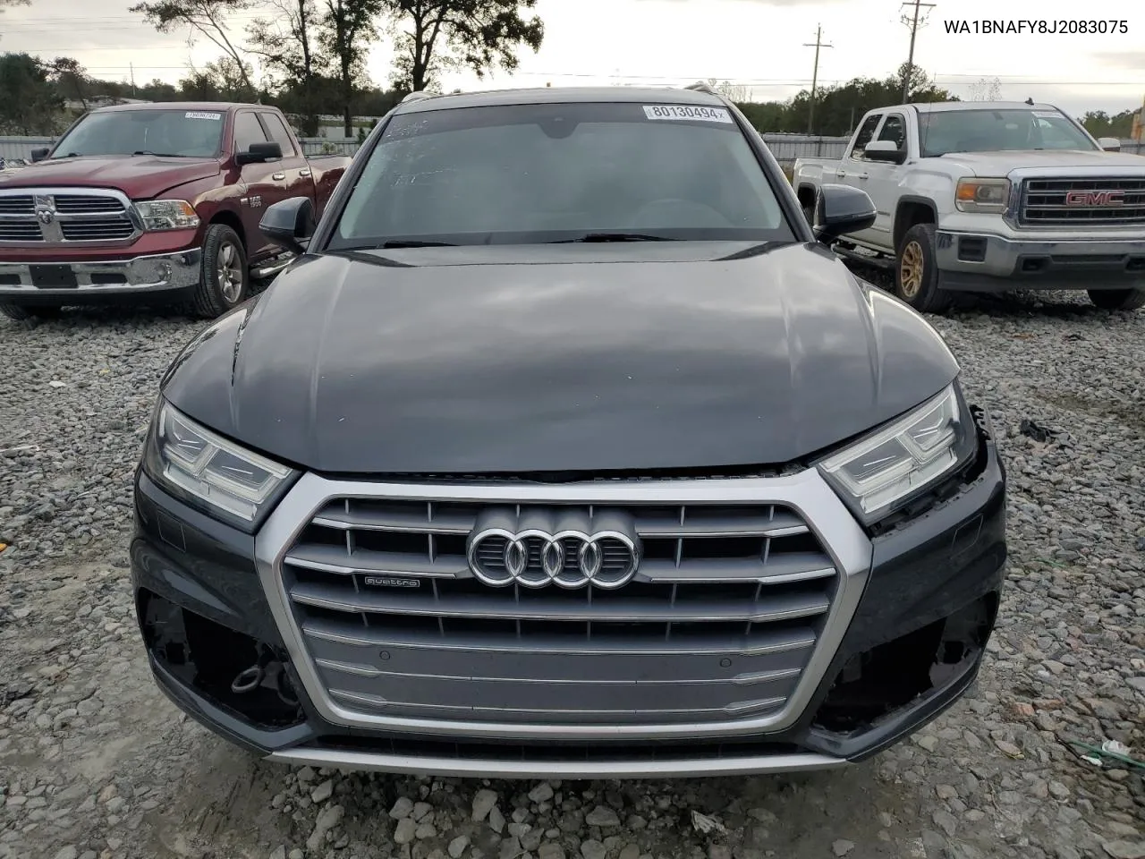 2018 Audi Q5 Premium Plus VIN: WA1BNAFY8J2083075 Lot: 80130494