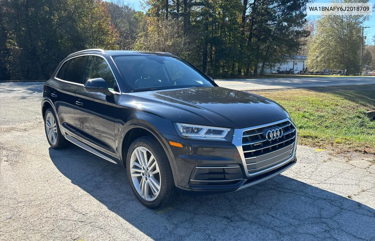 2018 Audi Q5 Premium VIN: WA1BNAFY6J2018709 Lot: 80651844