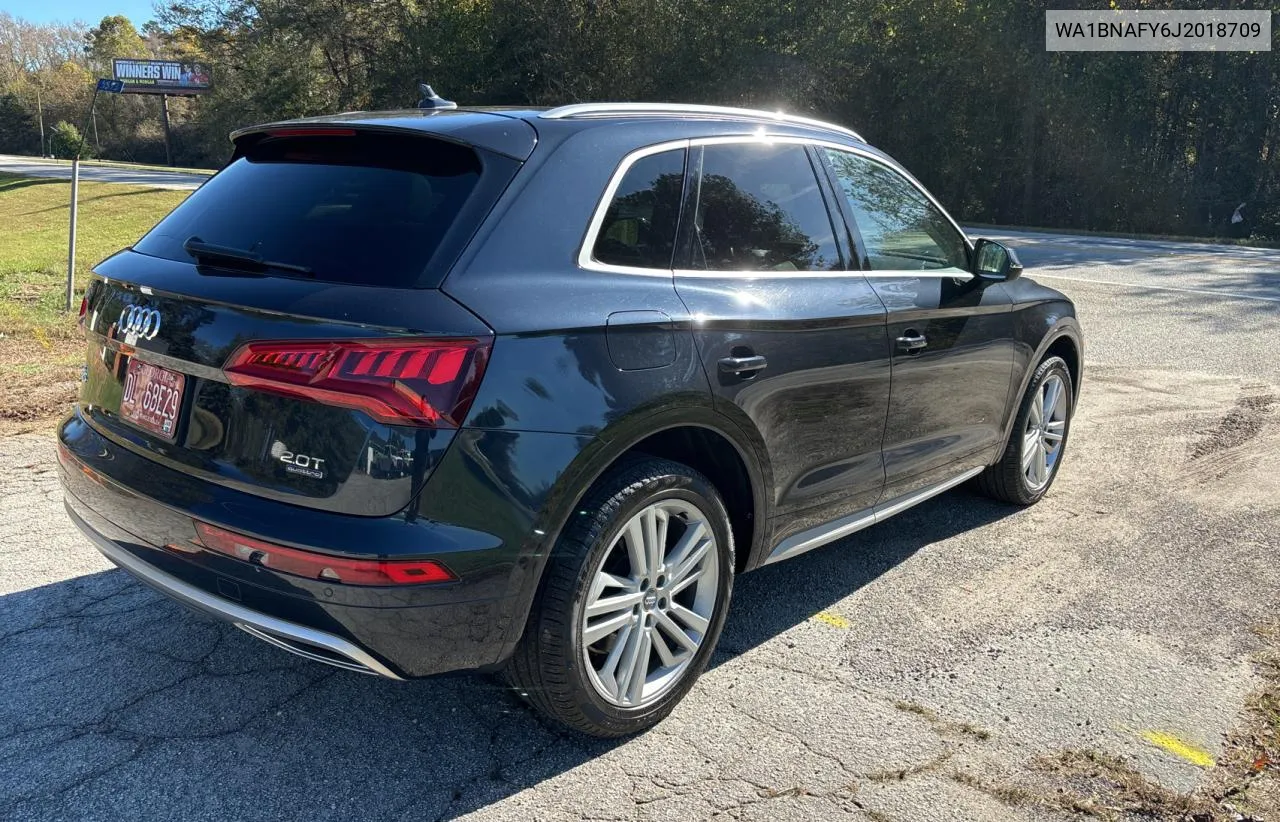 2018 Audi Q5 Premium VIN: WA1BNAFY6J2018709 Lot: 80651844