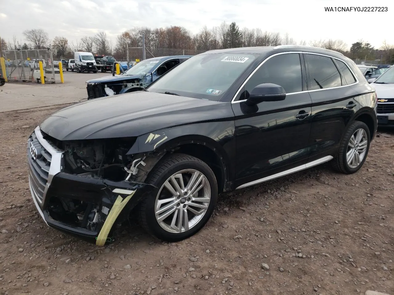 2018 Audi Q5 Prestige VIN: WA1CNAFY0J2227223 Lot: 80860034