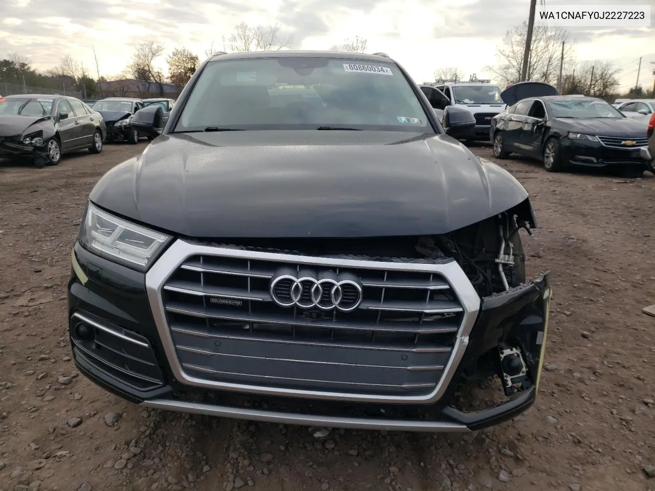 2018 Audi Q5 Prestige VIN: WA1CNAFY0J2227223 Lot: 80860034