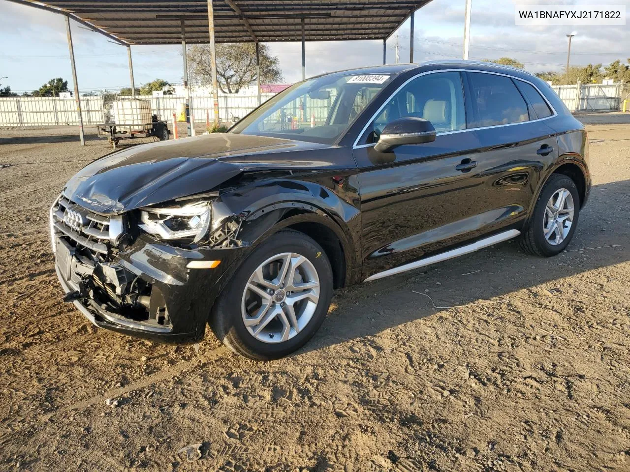 2018 Audi Q5 Premium Plus VIN: WA1BNAFYXJ2171822 Lot: 81000394