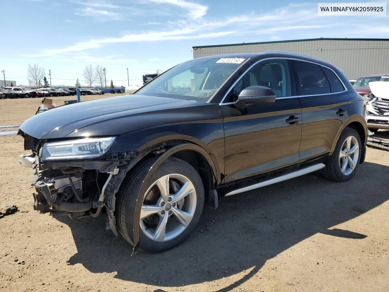 2019 Audi Q5 Premium Plus VIN: WA1BNAFY6K2059925 Lot: 54202214