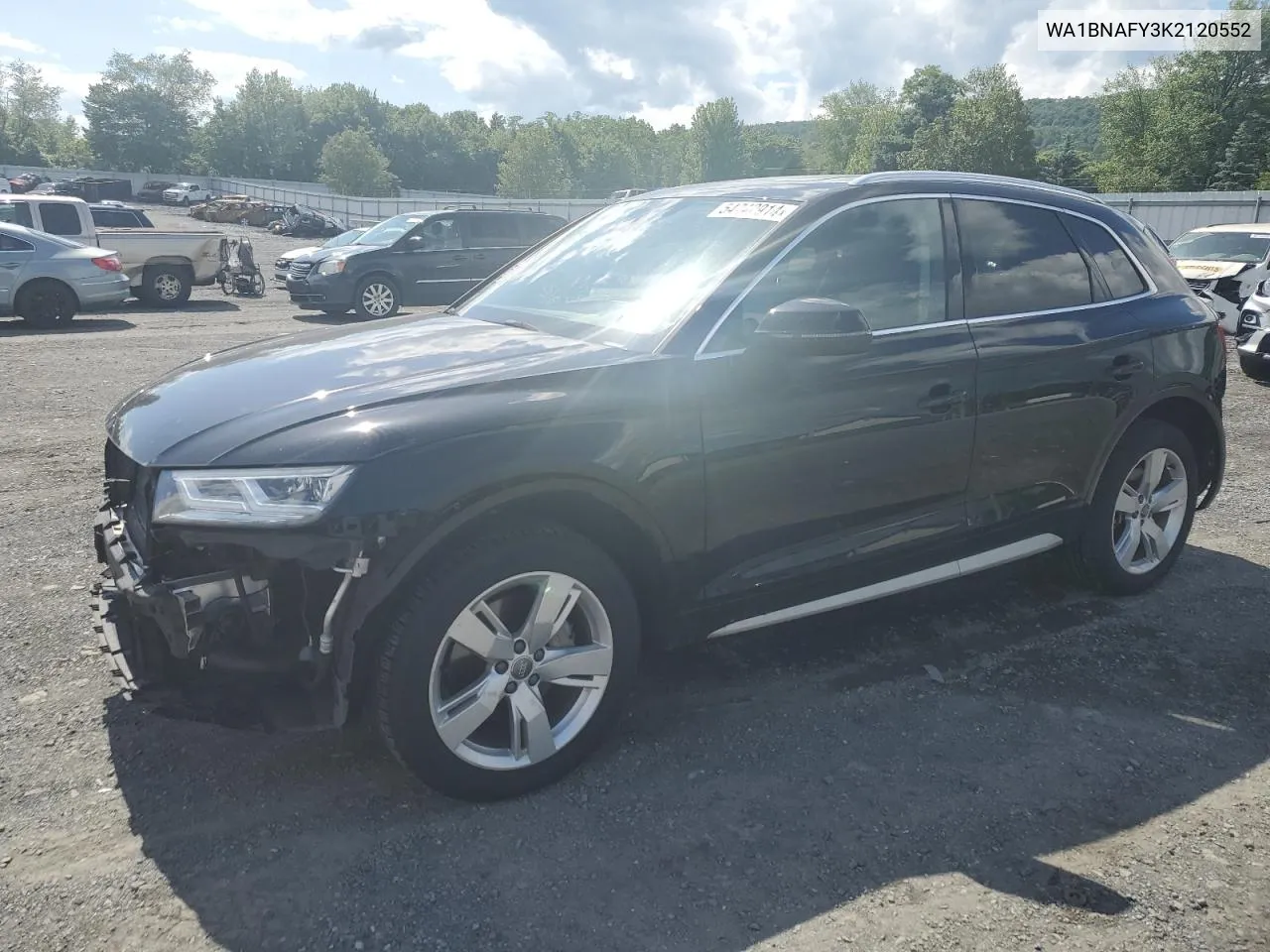 2019 Audi Q5 Premium Plus VIN: WA1BNAFY3K2120552 Lot: 54742914